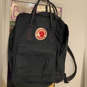 Fjallraven grey/navy backpack great condition